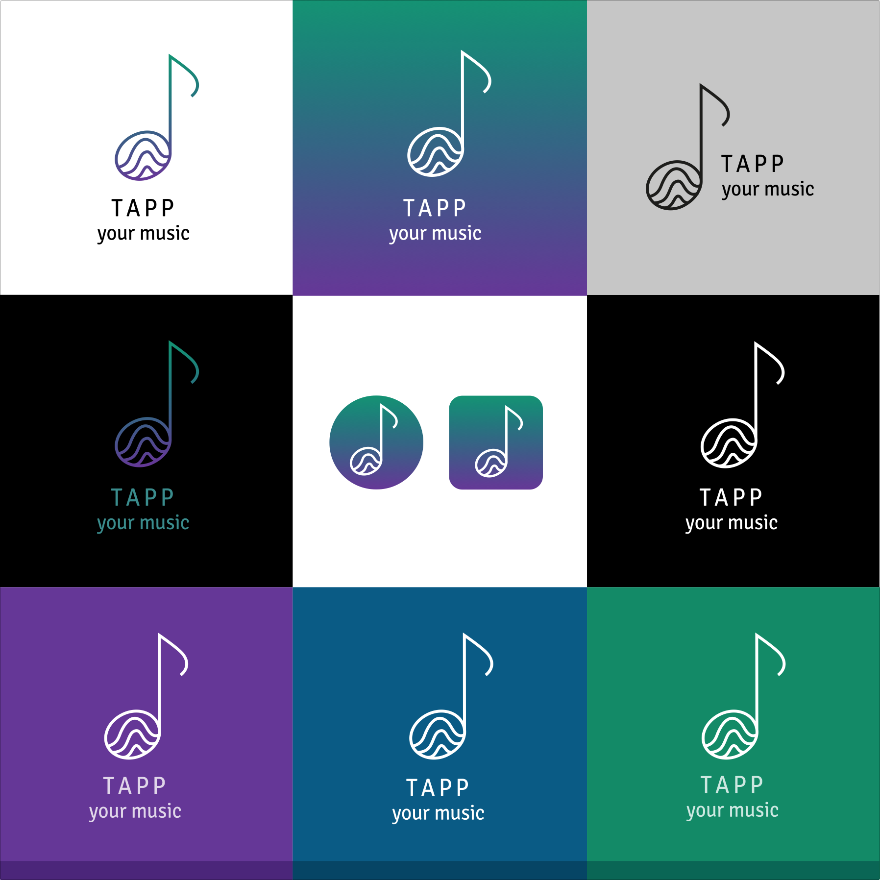 TApp your music logo